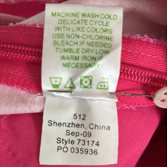 Lilly Pulitzer Falling Off The Grid Pink Wide Leg Pants - Size 2 - Picture 8 of 8